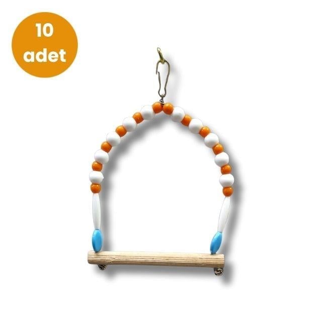 Hobi EF-1 Boncuklu Muhabbet Kuşu Salıncağı – 10 Adet