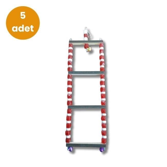 Hobi EF-4 Boncuklu Küçük Kuş Merdiveni – 5 Adet
