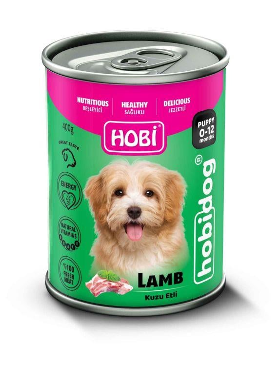 Hobi Hobidog Kuzu Etli Yavru Köpek Konservesi 400 Gr X 12 Adet