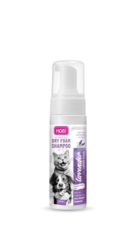Hobi Lavanta Özlü Kedi ve Köpekler İçin Köpük Şampuan 200ml