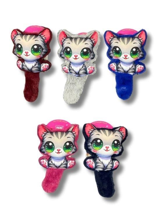Hobi Pet Toys Kuyruğu Hışırtılı Kedi & Köpek Oyuncağı RD1062 5’li