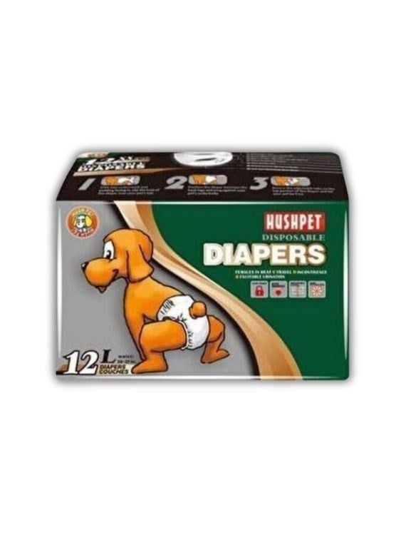 Hushpet Köpek Bezi L Beden 12 Li