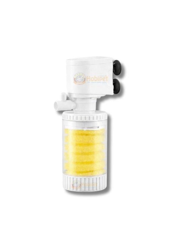 Jingye JY-8000F Şeffaf Gövdeli Akvaryum İç Filtre 4W 400L/H Beyaz