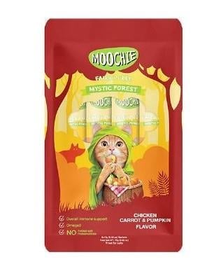 Moochie Tavuk Havuç ve Bal Kabaklı Krema Kedi Ödülü 15 gr x 5 Adet