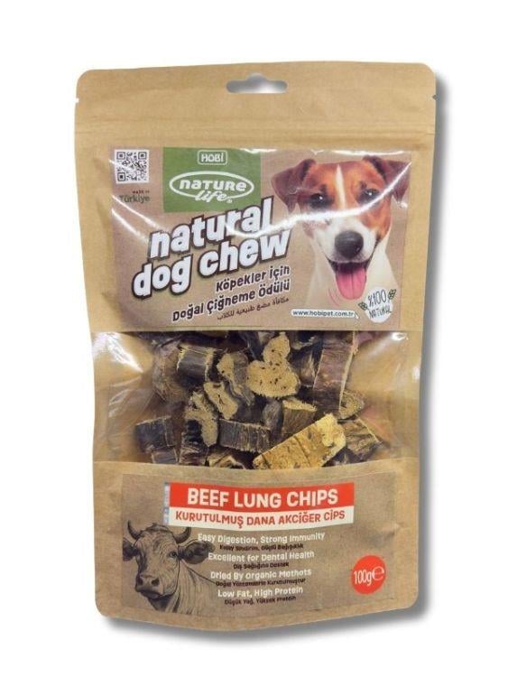 Naturelife Kurutulmuş Dana Akciğer Cips Köpek Ödülü 100 gr
