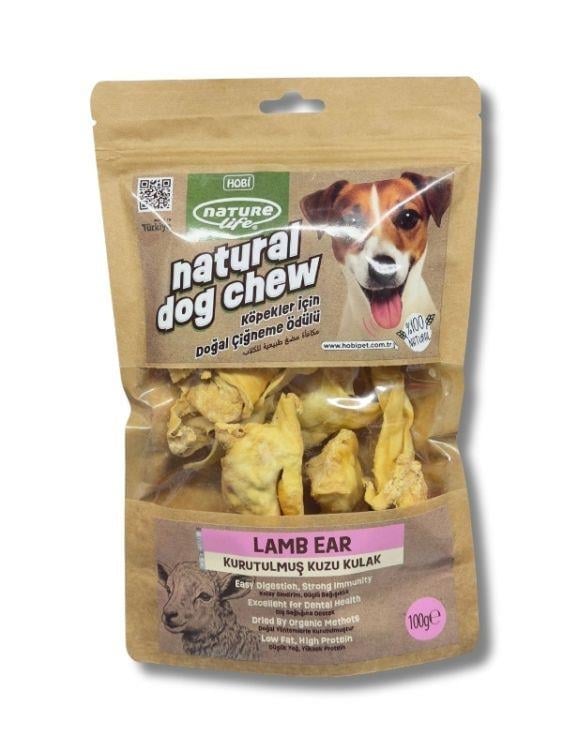 Naturelife Kurutulmuş Kuzu Kulak Köpek Çiğneme Ödülü 100 gr