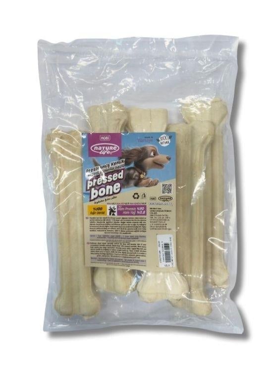 Naturelife Preslenmiş Kemik Beyaz 27 cm - 5 Adet (092441)
