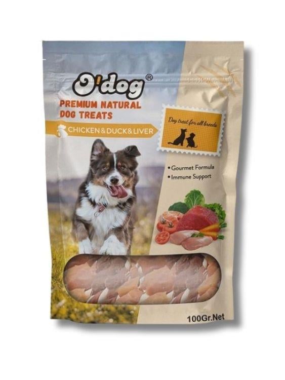 O Dog DT5277 Tavuk Ördek Ve Ciğerli Çubuk Köpek Ödülü 100 Gr