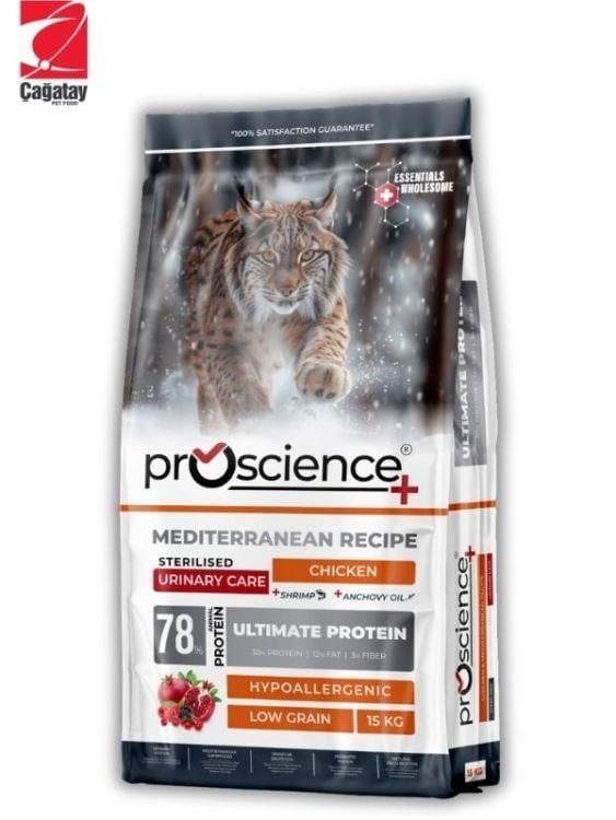 Pro Science Kısırlaştırılmış Kediler İçin Tavuklu Kedi Maması 15 Kg