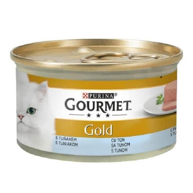 Purina Gourmet Kıyılmış Ton Balıklı Yetişkin Kedi Konservesi 85 Gr x 24 Adet