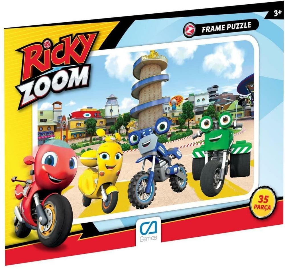 RİCKY ZOOM FRAME PUZZLE 35 PARÇA 2Lİ PUZZLE SETİ