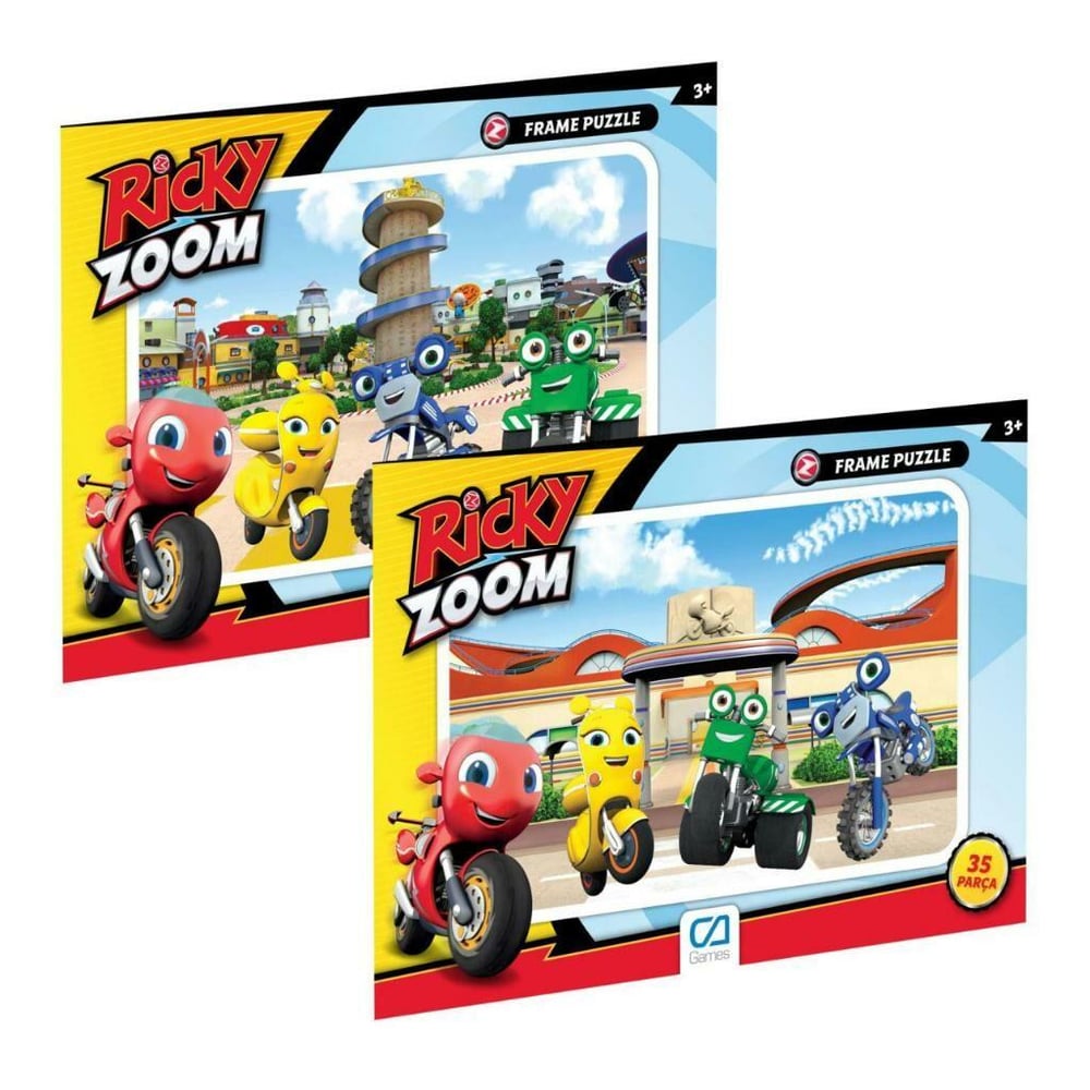 RİCKY ZOOM FRAME PUZZLE 35 PARÇA 2Lİ PUZZLE SETİ