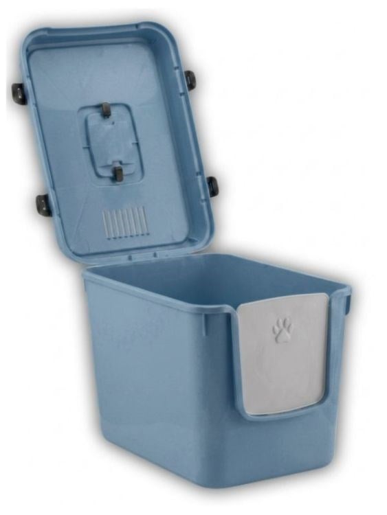 Reflex Care Handor Kapalı Kedi Tuvaleti Mavi (R-23NV)