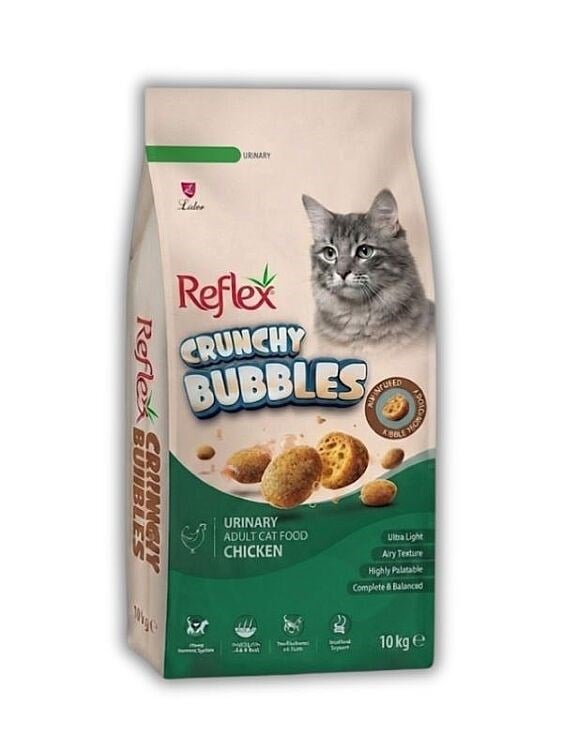 Reflex Crunchy Bubbles Urinary Tavuklu Yetişkin Kedi Maması 10 Kg