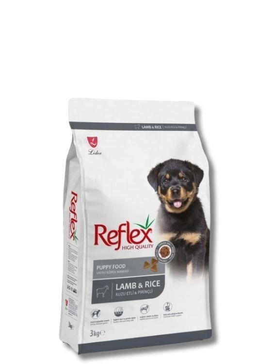 Reflex Kuzu Etli ve Pirinçli Yavru Köpek Maması 3 kg