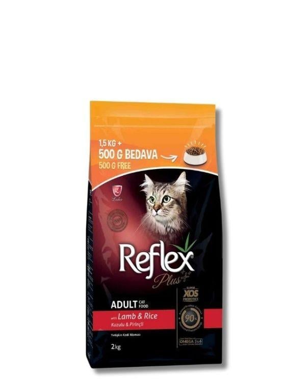 Reflex Plus Kuzulu Yetişkin Kedi Maması 1,5 kg + 500 gr
