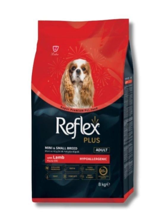 Reflex Plus Mini ve Küçük Irk Kuzulu ve Pirinçli Yetişkin Köpek Maması 8 kg