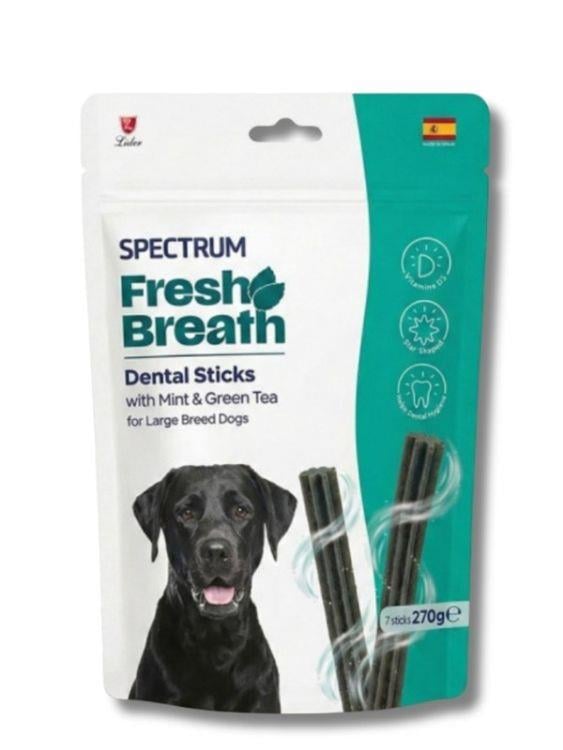 Spectrum Naneli ve Yeşil Çaylı Dental Stick Büyük Irk Köpek Ödülü 270 gr