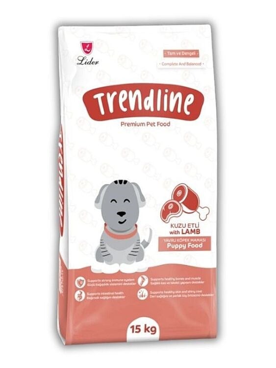 Trendline Kuzu Etli Yavru Köpek Maması 15 Kg
