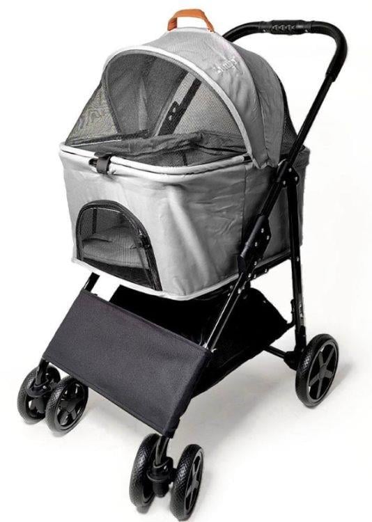 Zampa Albon Kedi Köpek Arabası Gri LD02-G 53x77x100 Cm