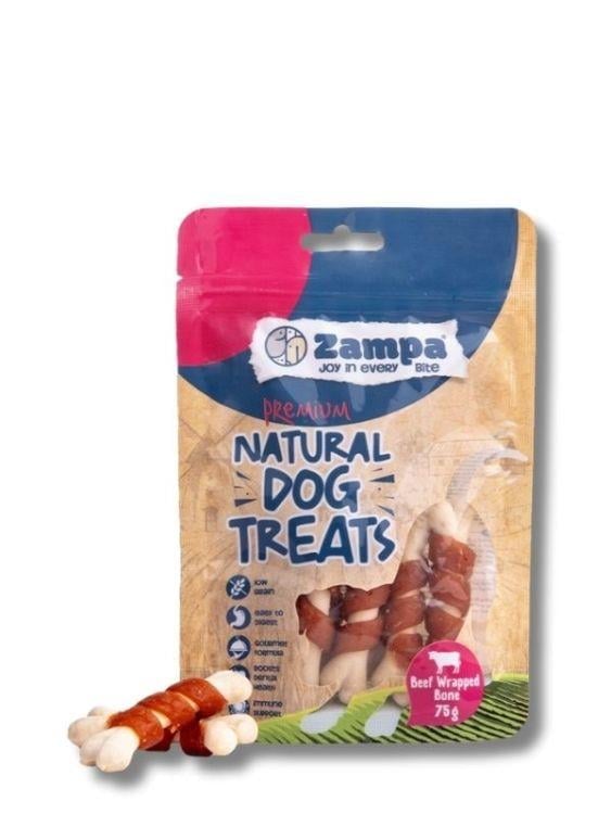 Zampa Dana Eti Parçacıklı Kemik Köpek Ödül Maması 75 gr