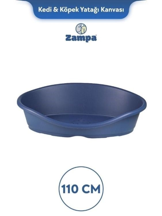 Zampa Plus Toffee Plastik Kedi & Köpek Yatağı 5 - 110cm Mavi(ZIT-2440)
