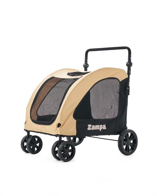 Zampa Sano Kedi & Köpek Arabası Haki 78×96×105 cm (ZS-401)