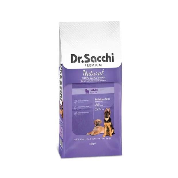 Dr. Sacchi Puppy Large Lamb Büyük Irk Yavru Köpek Maması 15kg
