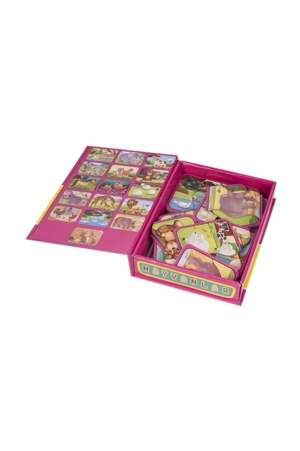 Hayvanlar 2 Ve 3 Parçalı Tamamlama Kartları Flash Cards Hafıza Kartları Gelişim Kartları
