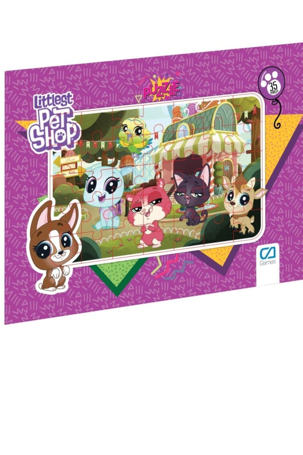 Lıttlest Pet Shop Frame Puzzle 35 Parça 2li Puzzle Seti
