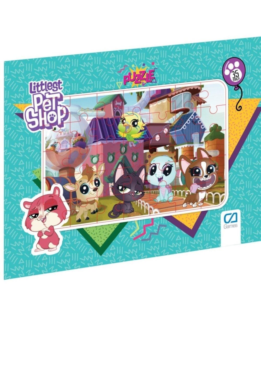 Lıttlest Pet Shop Frame Puzzle 35 Parça 2li Puzzle Seti