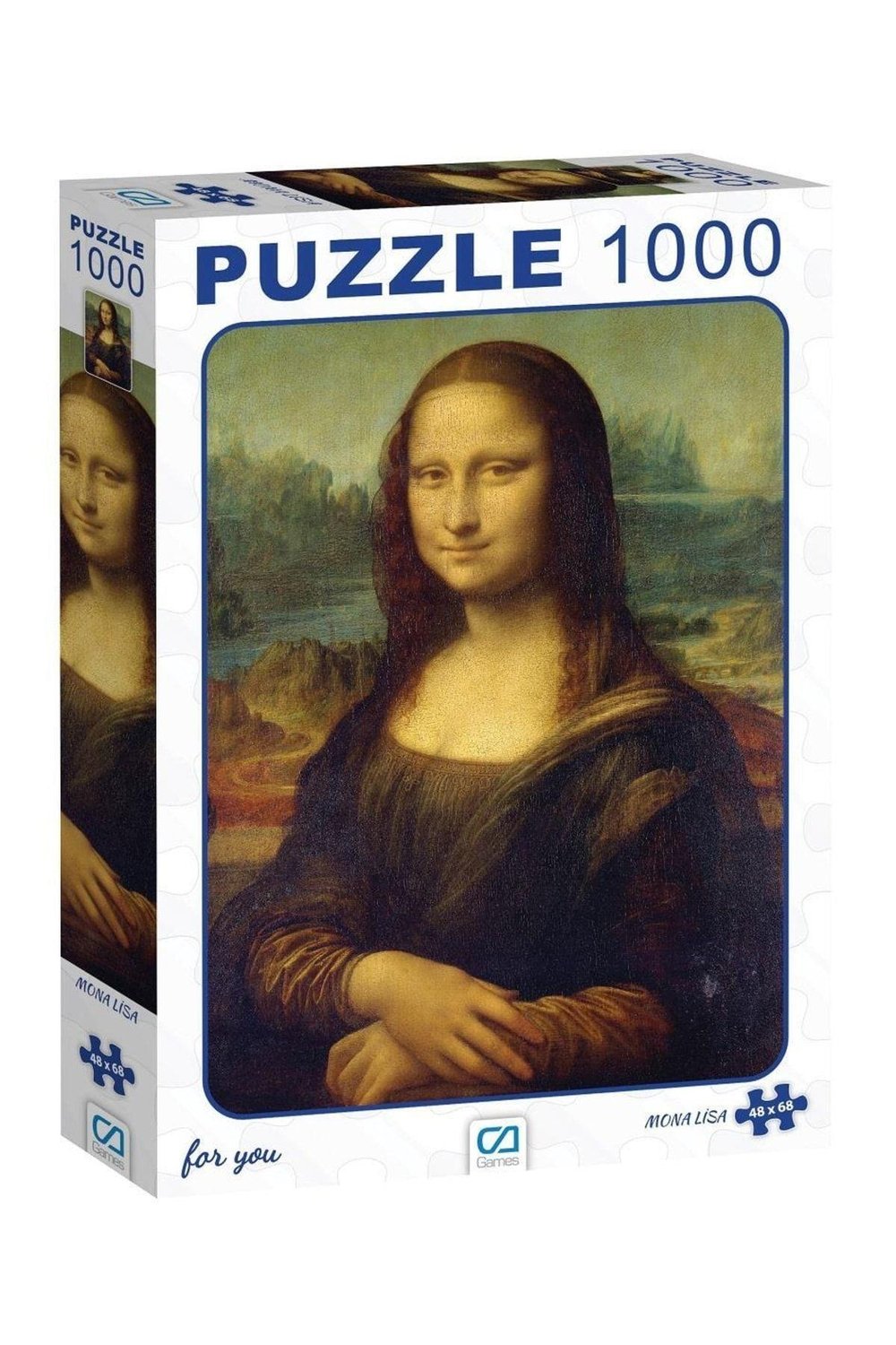 Mona Lisa Puzzle 1000 Parça