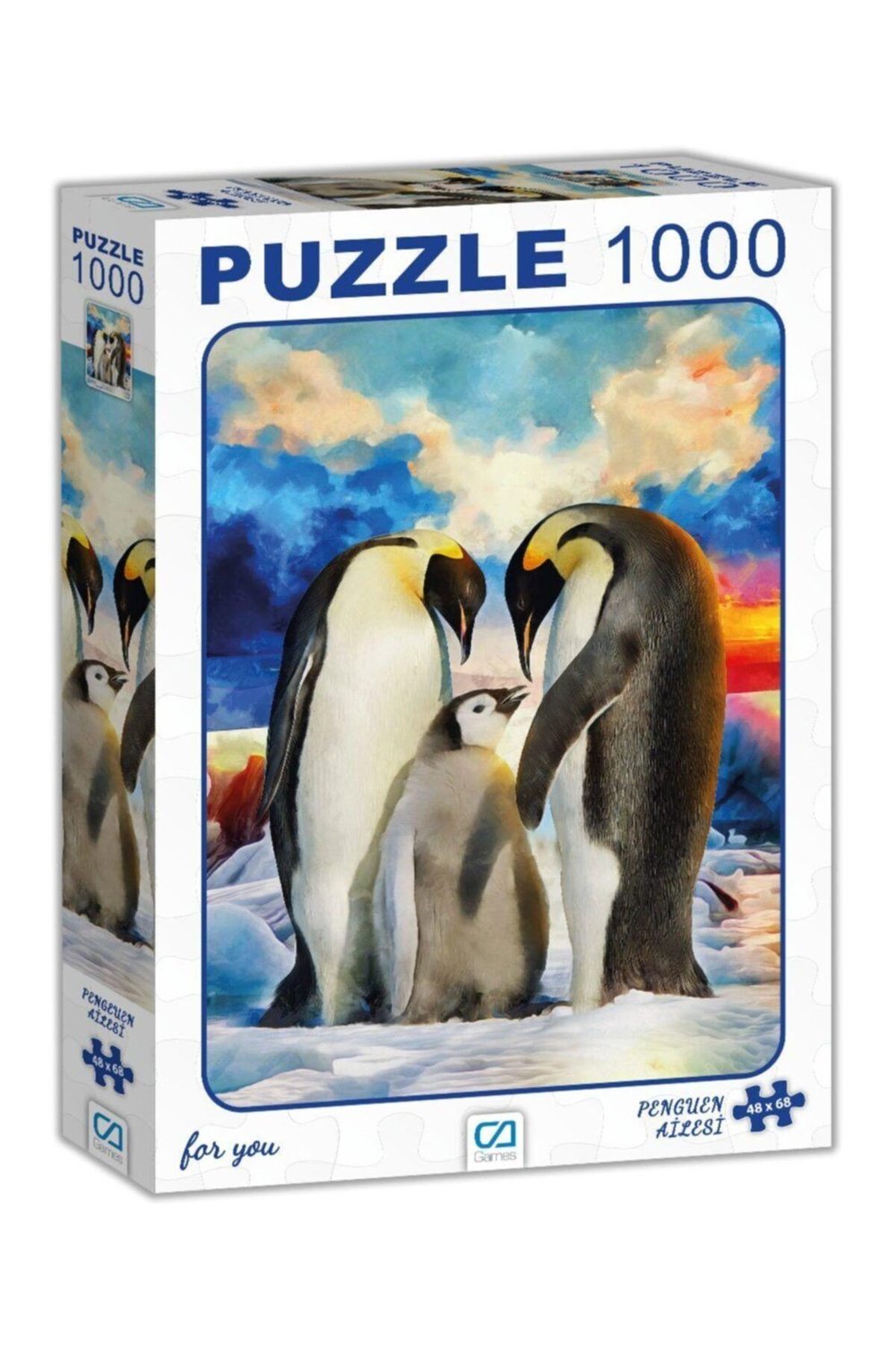 Penguen Ailesi Puzzle 1000 Parça