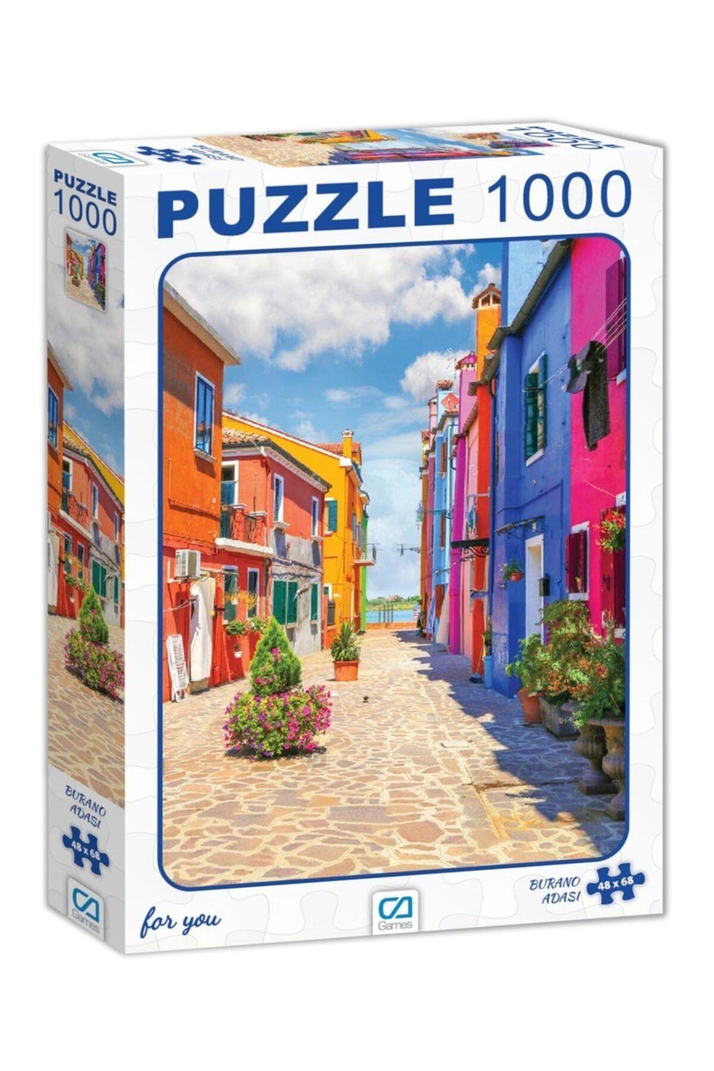 Puzzle Burano Adası 1000 Parça Ca.7007 2637