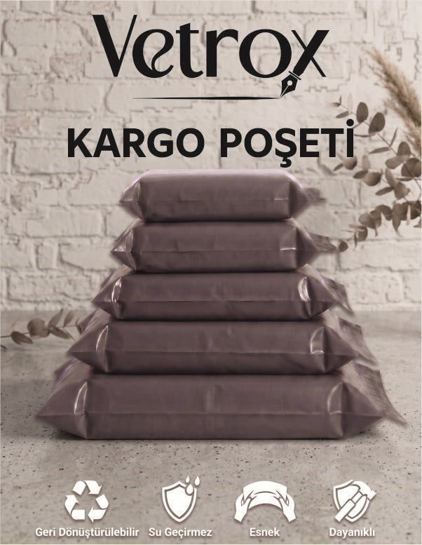 Vetrox 45x55 cm Cepsiz Kargo Poşeti - 1000 Adet