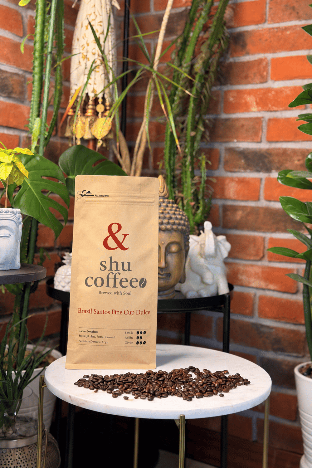 Brazil Santos Fine Cup Dulce 1 Kg Çekirdek Kahve