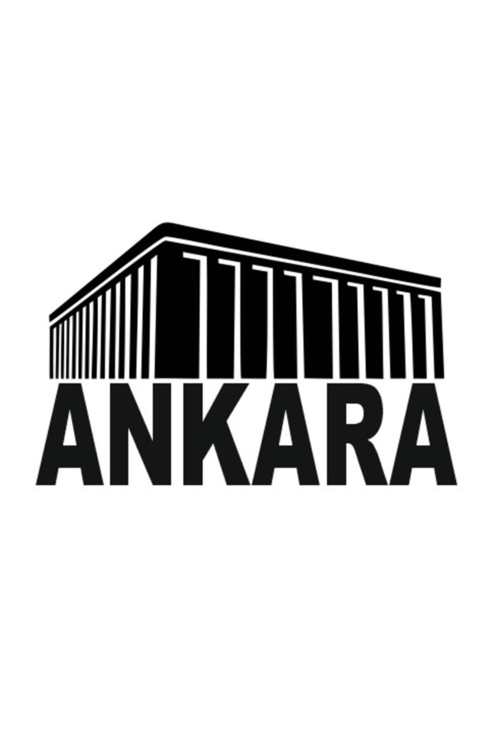 Anıtkabir Ankara Oto özel yeni sticker Siyah 14*9 Cm