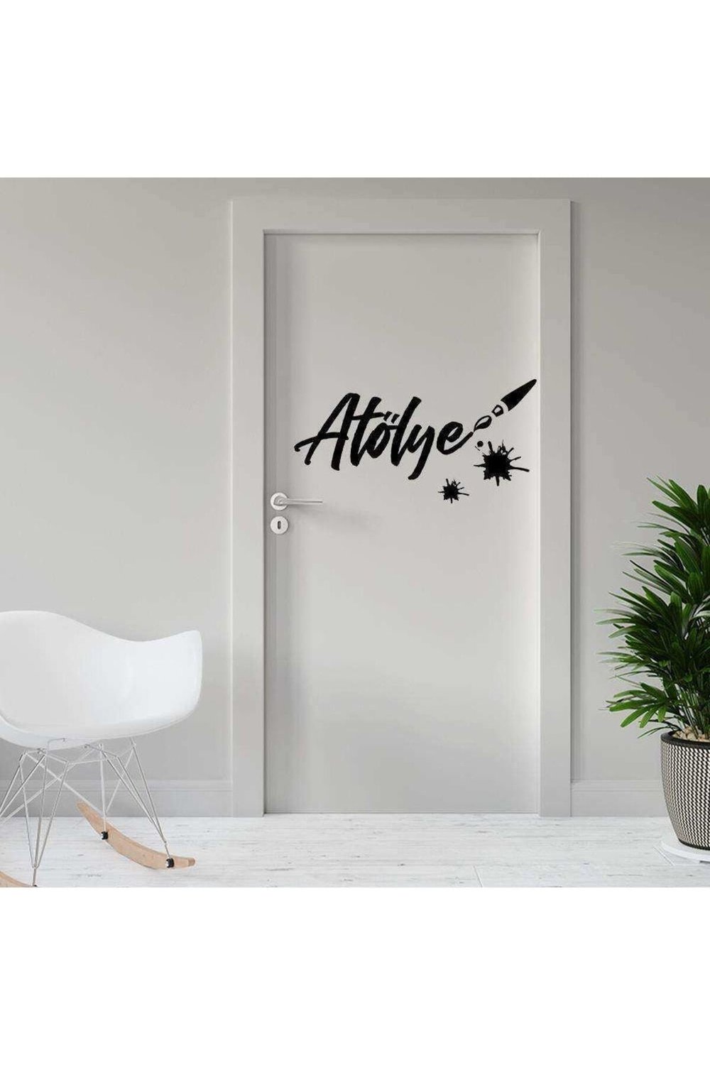 Atölye Odası Için Kapı Dekor Tasarımı Duvar özel yeni sticker, Çıkartma