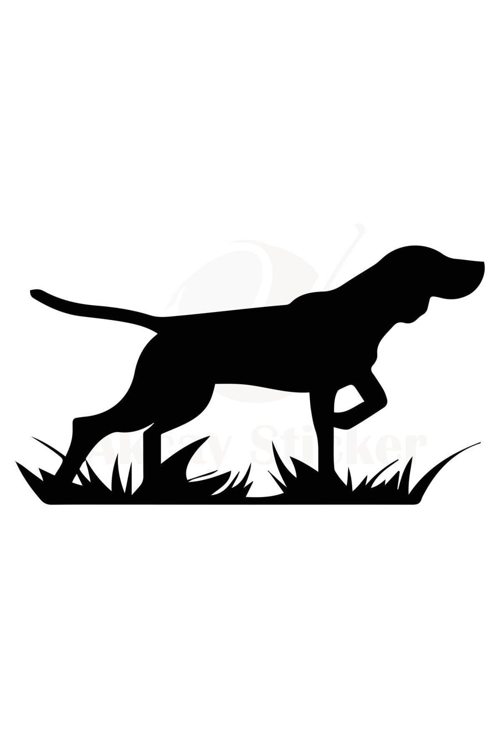 Av Köpeği Tasarım Oto özel yeni sticker 4X4 Siyah 20*10 Cm