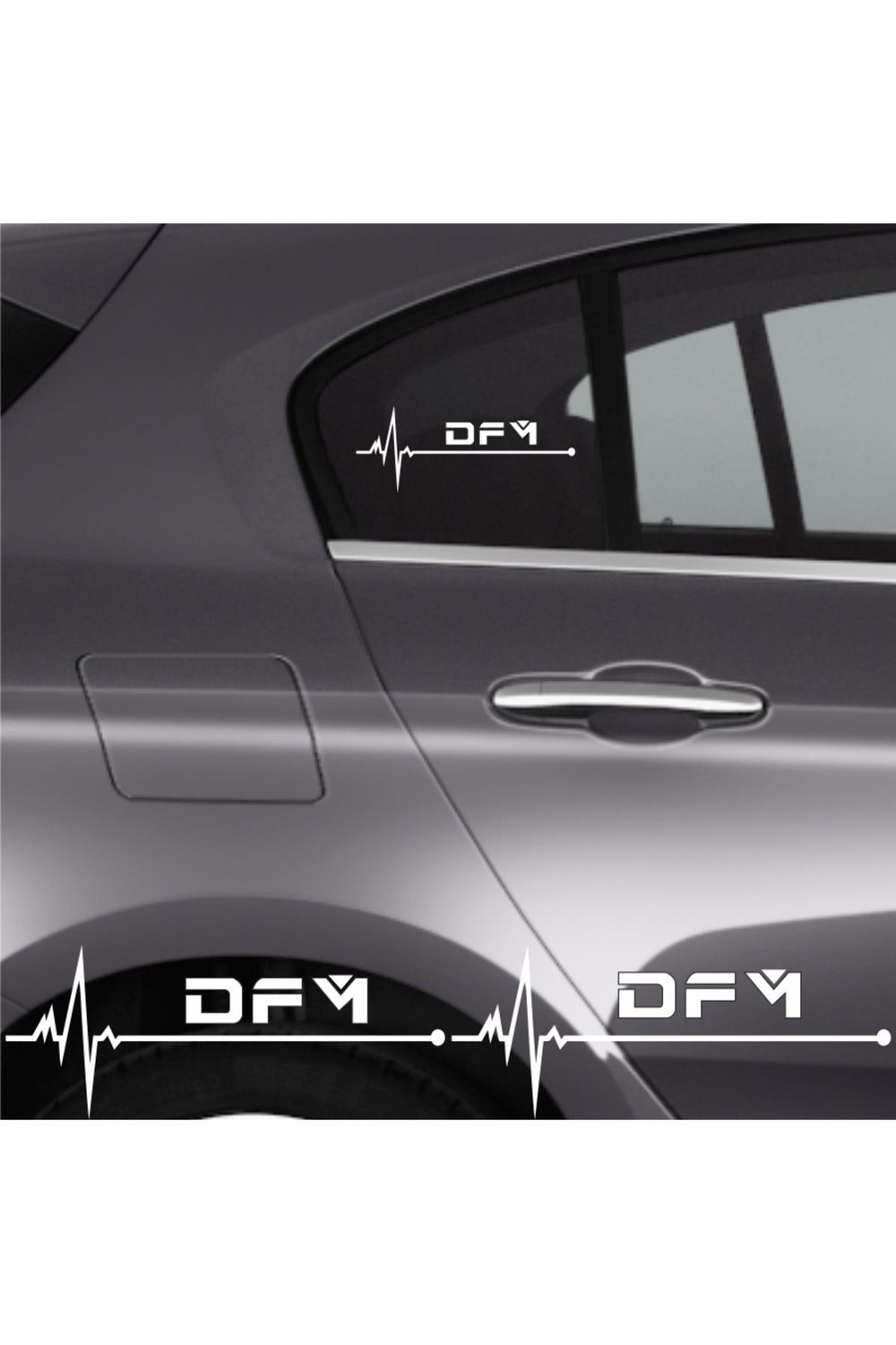 Dfm Rich İçin şık tasarım karbon sticker seti Aksesuar Oto Ritim özel yeni sticker 2 Adet 20*9 Cm