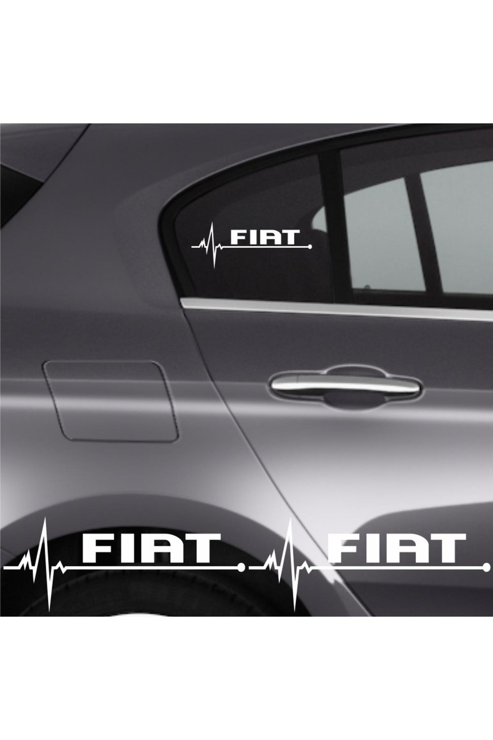 Fiat Coupe İçin şık tasarım karbon sticker seti Aksesuar Oto Ritim özel yeni sticker 2 Adet 20*9 Cm