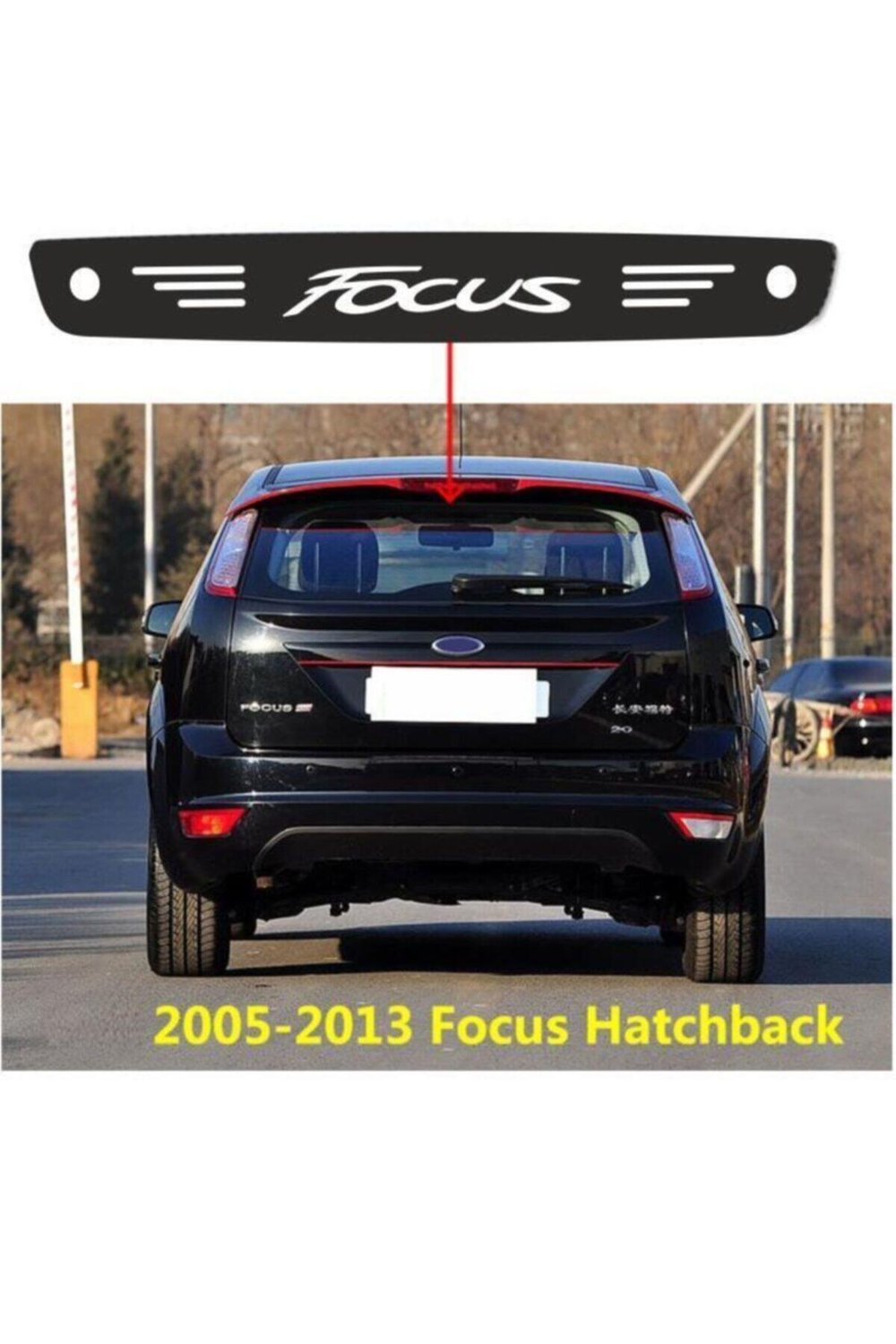 Ford Focus İçin şık tasarım karbon sticker seti Aksesuar Stop özel yeni sticker