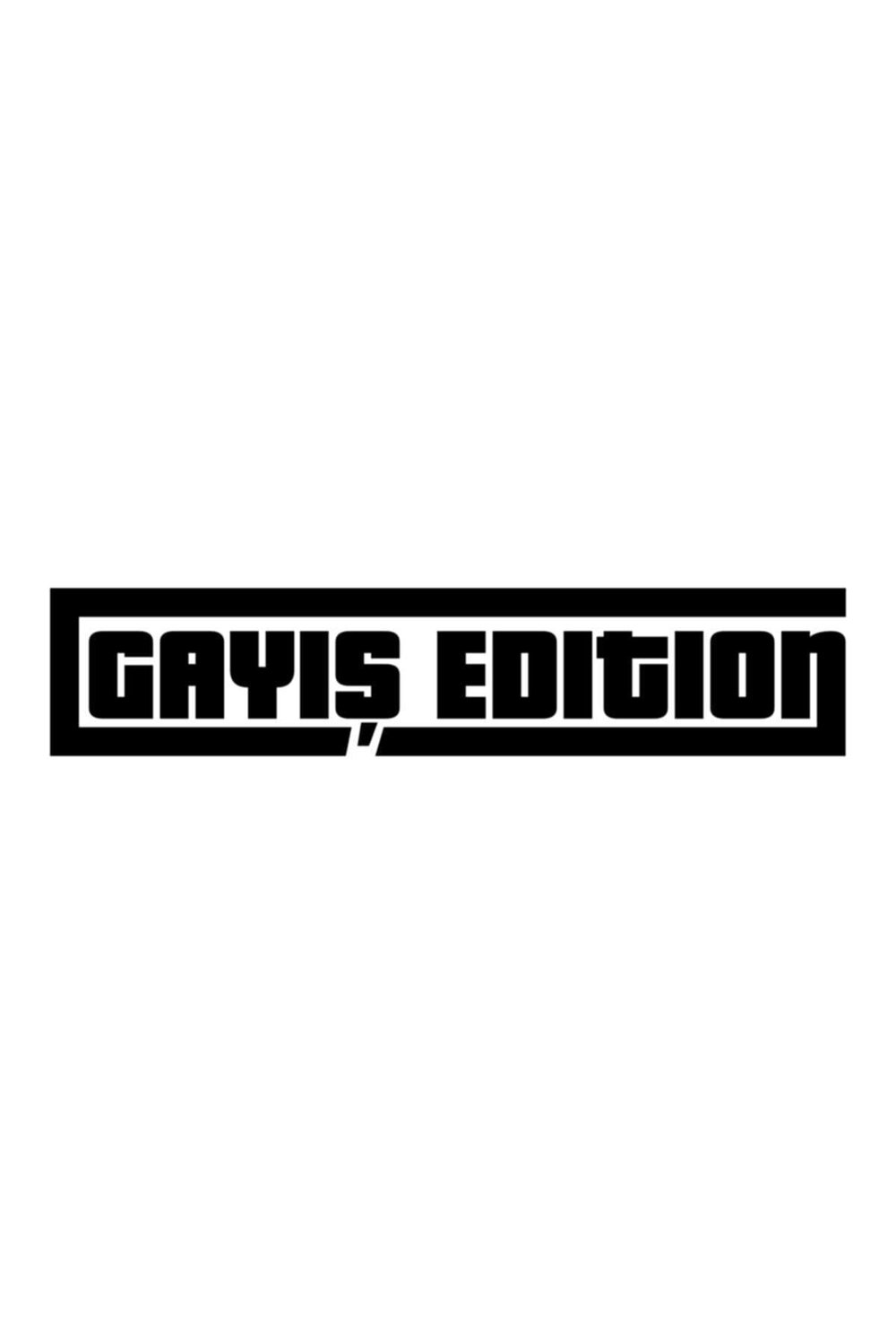 Gayış Edition Oto Cam özel yeni sticker Siyah 25*5 Cm