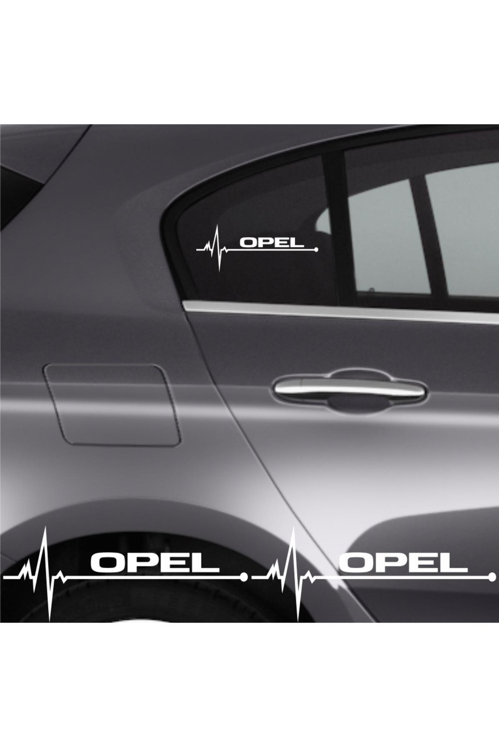 Opel Ascona İçin şık tasarım karbon sticker seti Aksesuar Oto Ritim özel yeni sticker 2 Adet 20*9 Cm