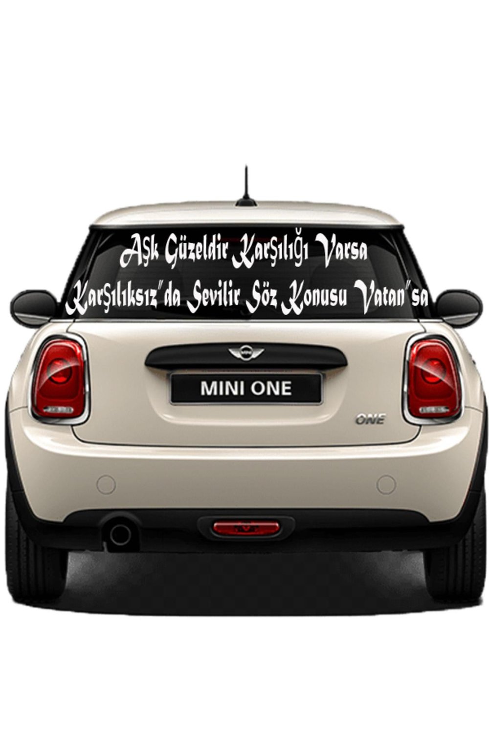 Oto Cam Yazı Sözleri Ticari-Servis-Dolmuş-Panelvan Uzun özel yeni sticker Model 48