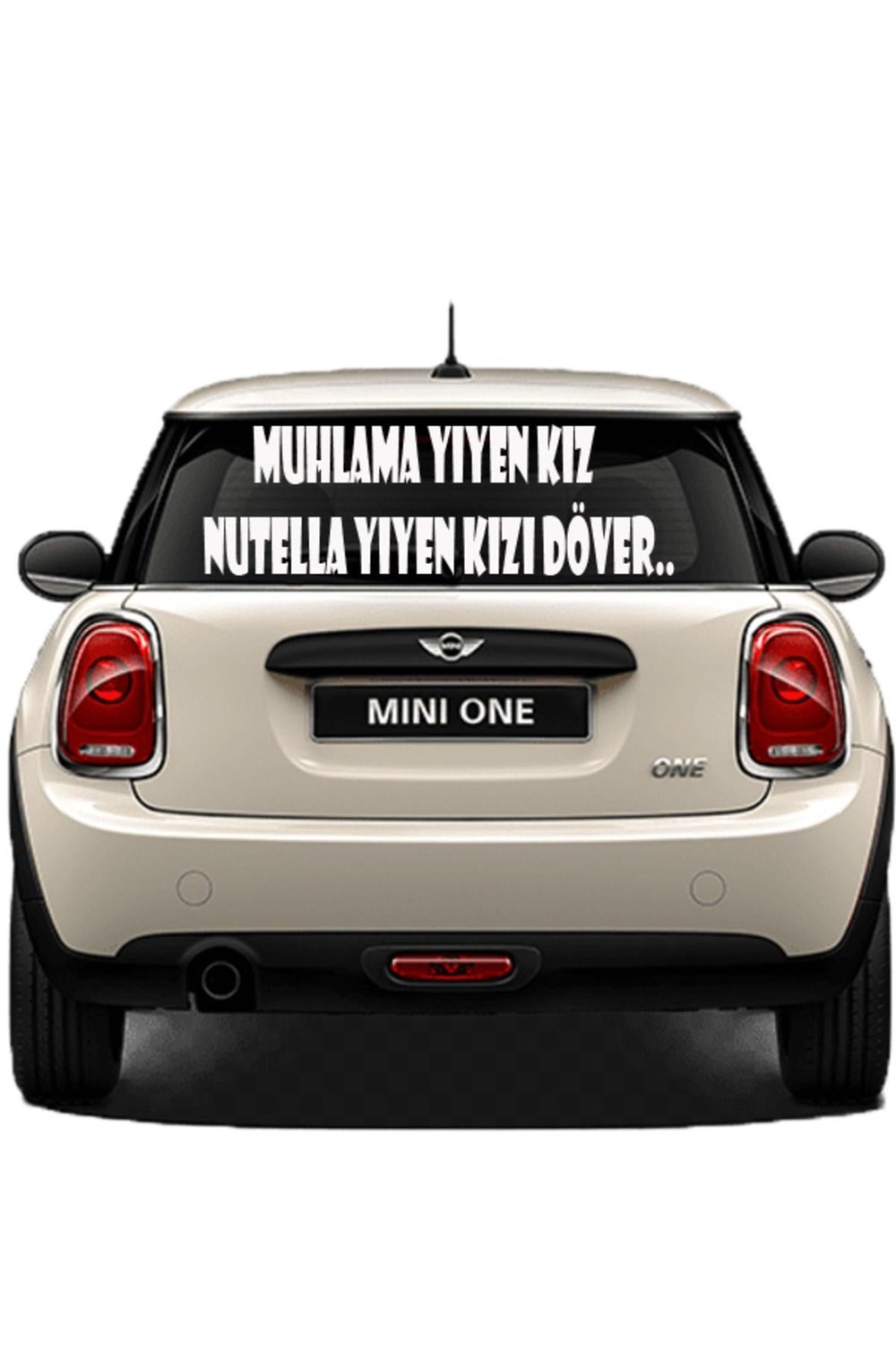 Oto Cam Yazı Sözleri Ticari-Servis-Dolmuş-Panelvan Uzun özel yeni sticker Model 51