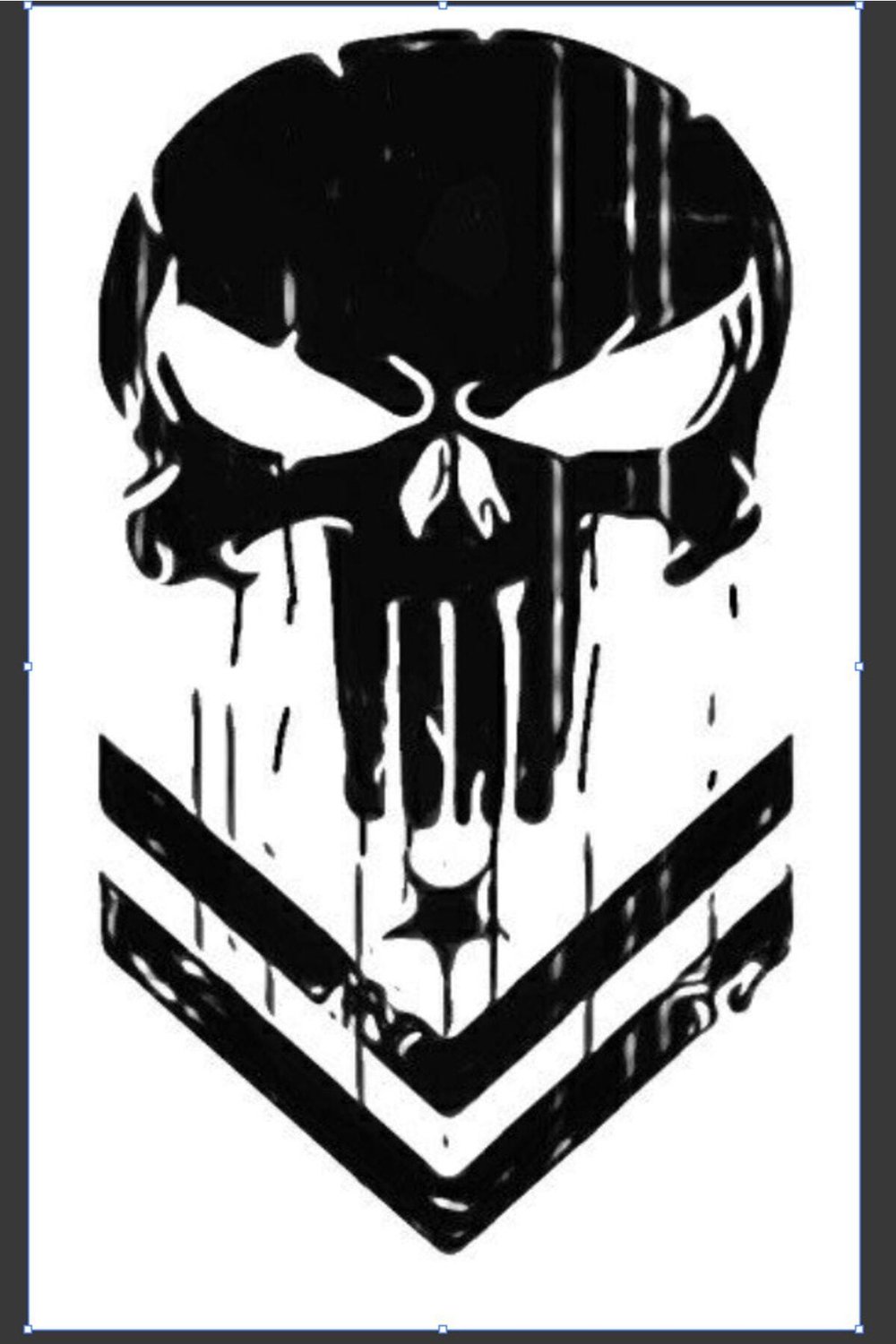 Punisher Oto özel yeni sticker 30*20 Cm