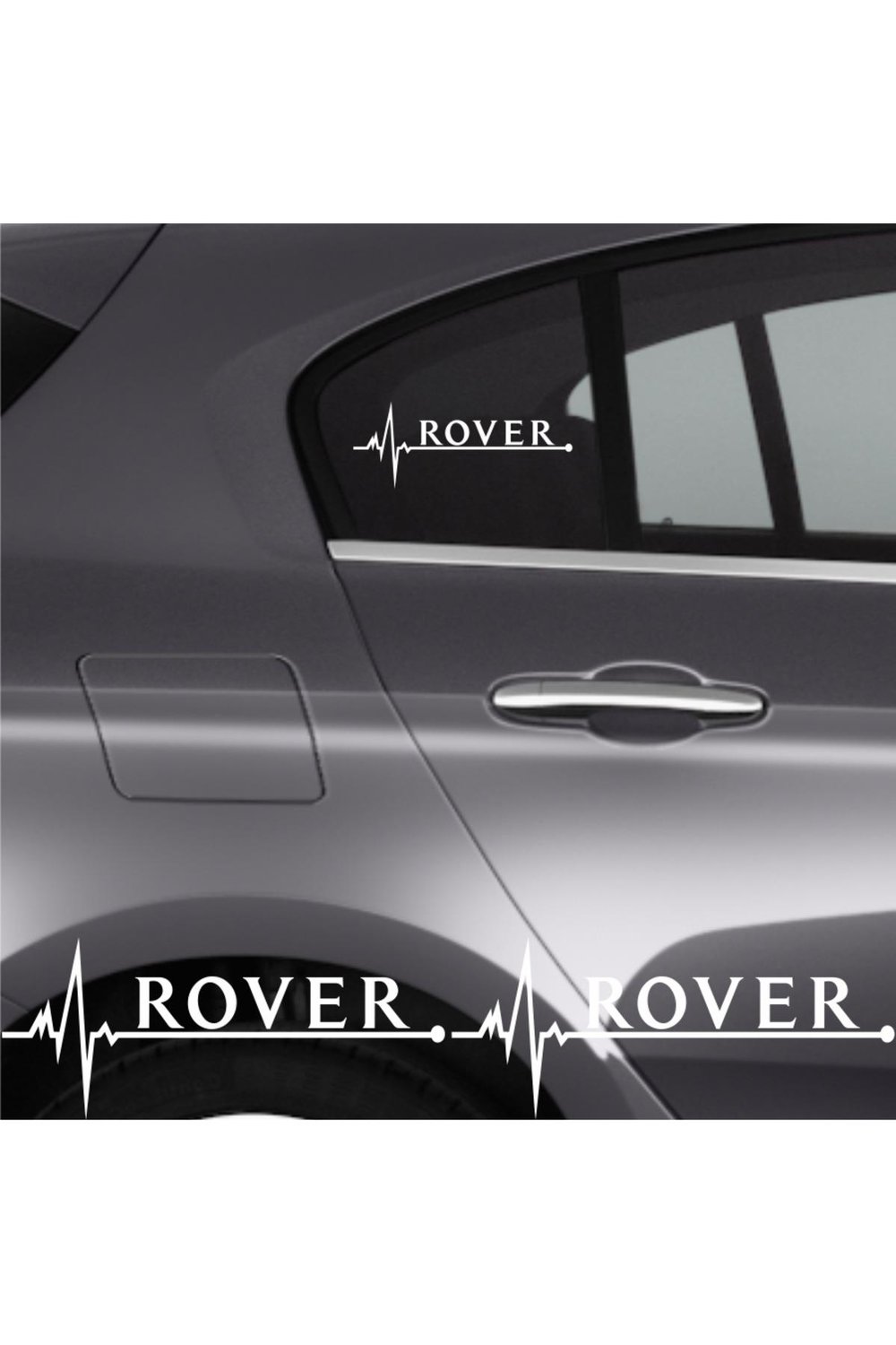 Rover 75 İçin şık tasarım karbon sticker seti Aksesuar Oto Ritim özel yeni sticker 2 Adet 20*9 Cm