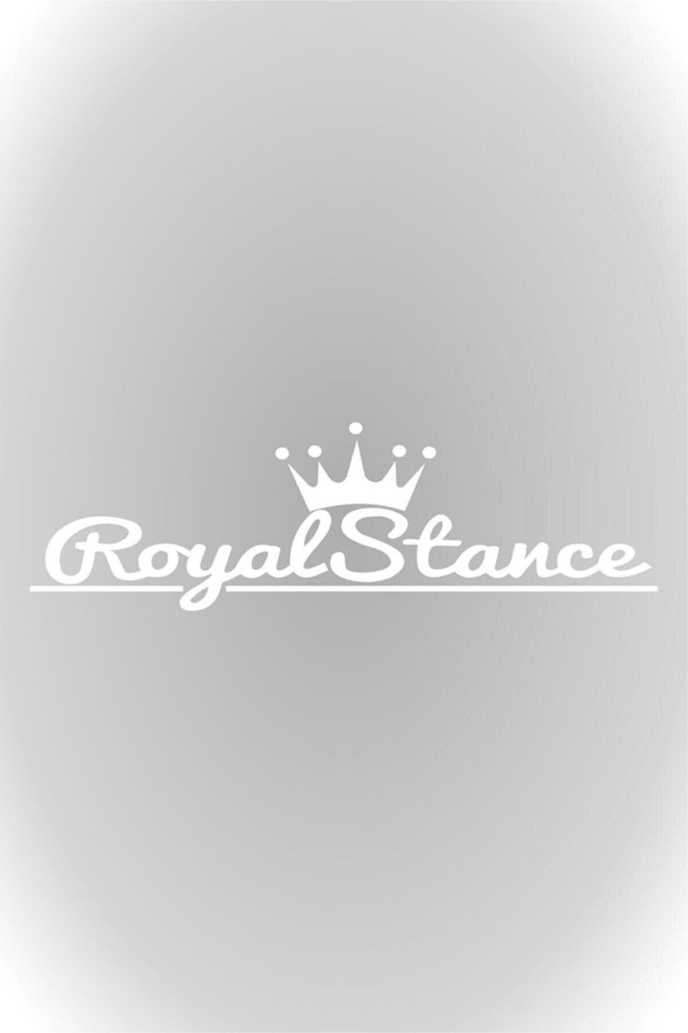 Royal Stance Oto özel yeni sticker Beyaz 40 Cm