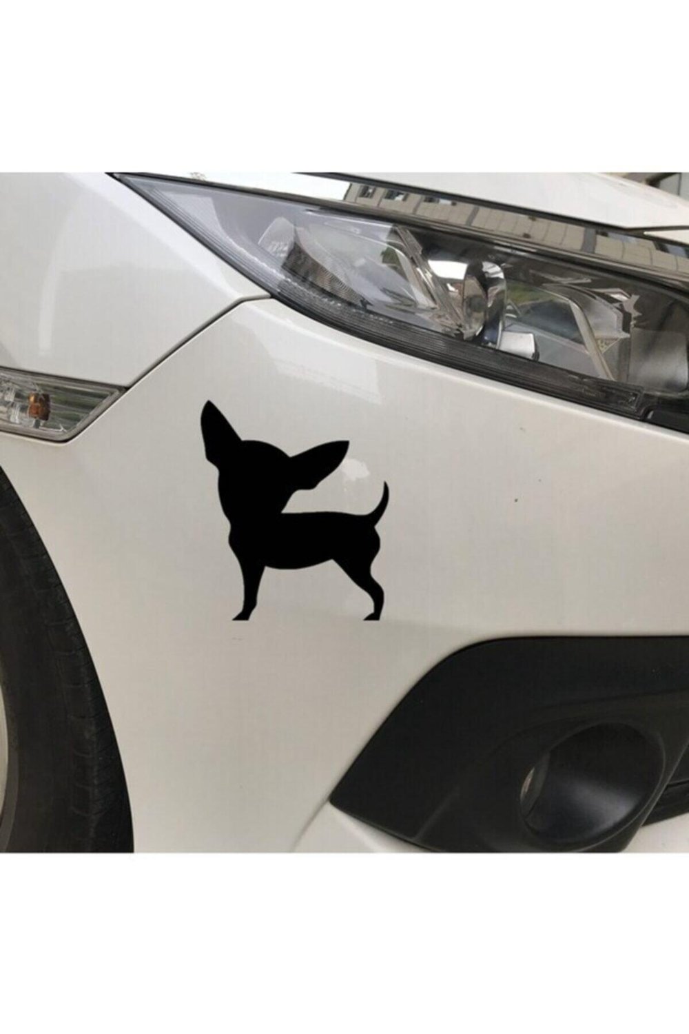 Sevimli Köpek Tasarım Su Geçirmez Çıkarılabilir Oto özel yeni sticker 2 Parça 17*14,5 Cm